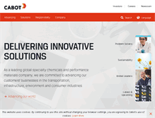 Tablet Screenshot of cabotcorp.com